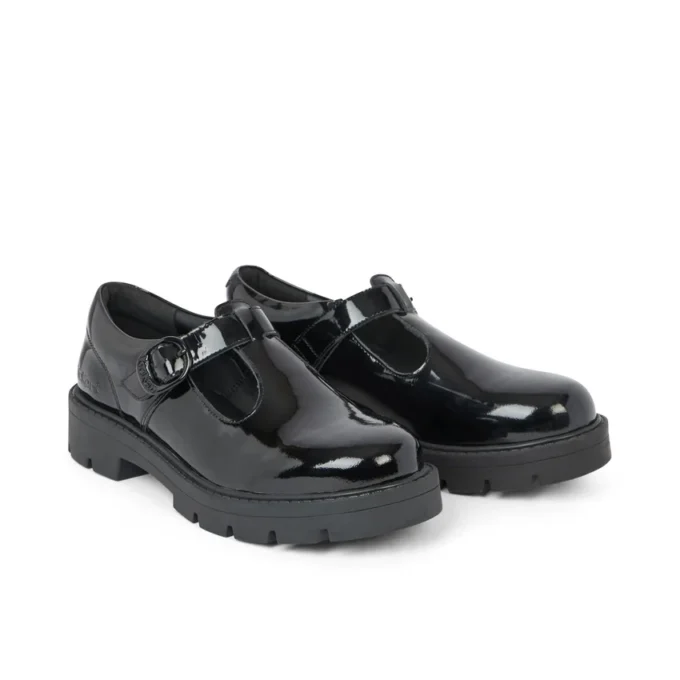 Zapatos de mujer Kori T Bar de charol negro
