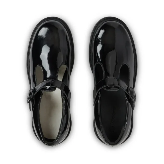 Zapatos de mujer Kori T Bar de charol negro