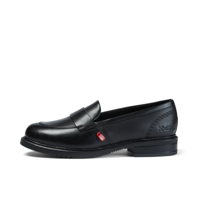 Zapatos de mujer Lach Slip de piel, negros