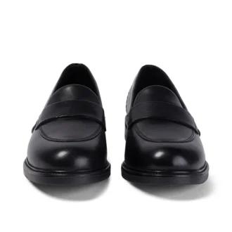 Zapatos de mujer Lach Slip de piel, negros