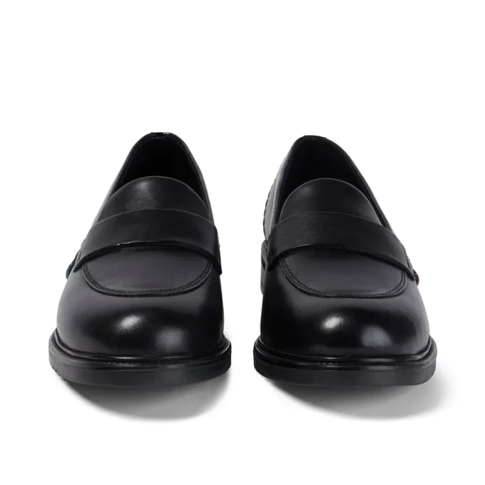 Zapatos de mujer Lach Slip de piel, negros