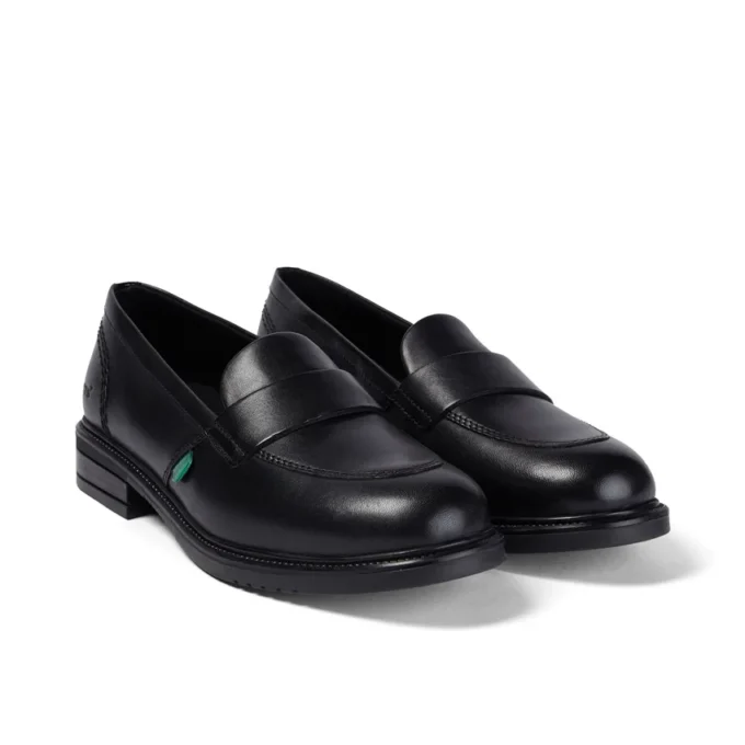 Zapatos de mujer Lach Slip de piel, negros