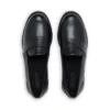 Zapatos de mujer Lach Slip de piel, negros
