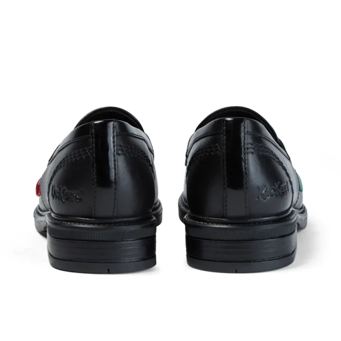 Zapatos de mujer Lach Slip de piel, negros