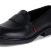 Zapatos de mujer Lach Slip de piel, negros