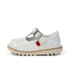 Zapatos de niña con Kick T-Bar, blancos