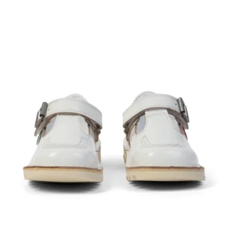 Zapatos de niña con Kick T-Bar, blancos
