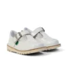 Zapatos de niña con Kick T-Bar, blancos