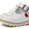 Zapatos de niña con Kick T-Bar, blancos