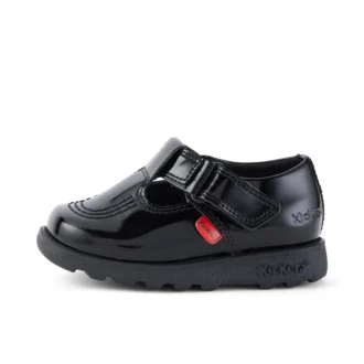 Zapatos de niña Fragma T-Bar de charol negro