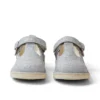 Zapatos de niña Kick T-Bar Glitter Cosmic Textile Silver