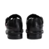 Zapatos de niña Lach T-Bar de piel negra