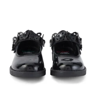 Zapatos de niña Lachly Butterfly Mj de charol negro