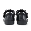 Zapatos de niña Lachly Butterfly Mj de charol negro