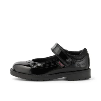 Zapatos de niña Lachly Star MJ de charol negro