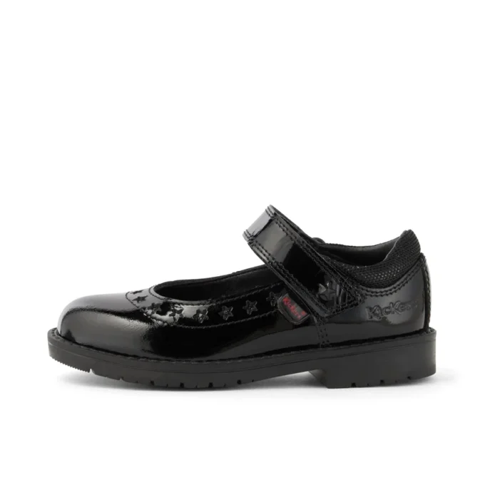Zapatos de niña Lachly Star MJ de charol negro