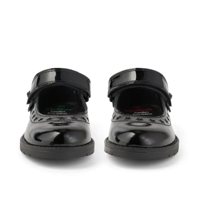 Zapatos de niña Lachly Star MJ de charol negro