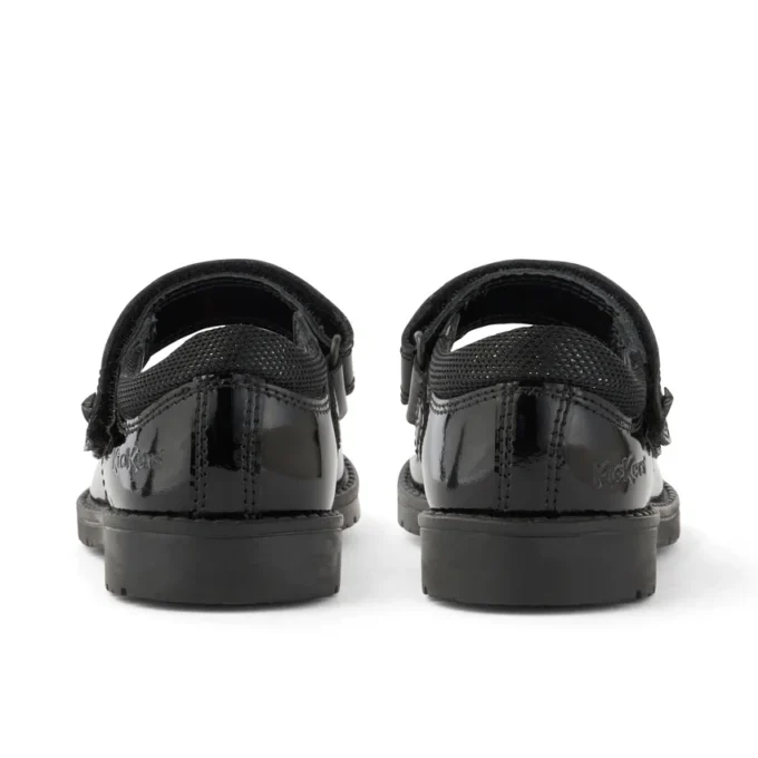 Zapatos de niña Lachly Star MJ de charol negro