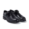 Zapatos de piel con barra en T Lach para mujer joven, color negro
