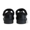 Zapatos de piel con barra en T Lachly para niñas, color negro