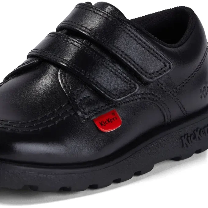 Zapatos de piel Fragma Lo Twin Vel para niño, color negro