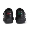 Zapatos de piel Reasan Strap para niño, negros