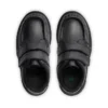 Zapatos de piel Reasan Twin Vel para niño pequeño, color negro