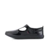 Zapatos Kariko T Bar de charol para niñas, color negro
