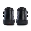 Zapatos Kick Hi Scuff de piel para niño, color negro