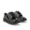 Zapatos Kick Lo Brogue de charol negro para niñas