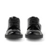 Zapatos Kick Lo para mujer joven, estilo brogue, de charol negro