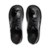 Zapatos Kick Lo para mujer joven, estilo brogue, de charol negro