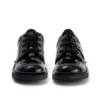 Zapatos Kick Lo para mujer joven, imitación de cuero y charol, negros