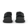 Zapatos Kick Scuff Twin de piel para niño pequeño, negros