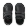 Zapatos Kick Scuff Twin de piel para niño pequeño, negros