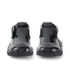 Zapatos Kick T-Bar de charol para mujer, color negro
