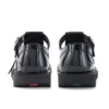 Zapatos Kick T-Bar de charol para mujer, color negro