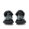 Zapatos Kick T-Bar de charol para mujer joven, color negro