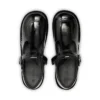 Zapatos Kick T-Bar de charol para mujer joven, color negro