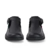 Zapatos Kick T-Bar de piel para mujer, color negro