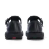 Zapatos Kick T-Bar de piel para mujer, color negro