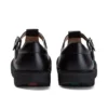 Zapatos Kick T-Bar de piel para niñas, color negro
