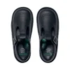 Zapatos Kick T-Bar de piel sintética para niñas, color negro