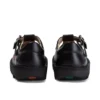 Zapatos Kick T-Bar de piel sintética para niñas, color negro