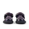 Zapatos Kick T-Bar Galactic de charol morado para niña pequeña