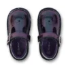 Zapatos Kick T-Bar Galactic de charol morado para niña pequeña
