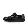 Zapatos Kick T-Bar Meadow de charol negro para niñas