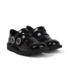 Zapatos Kick T-Bar Meadow de charol negro para niñas