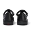 Zapatos Kick T-Bar para mujer joven, charol negro