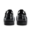 Zapatos Kick T-Bar para niñas, de imitación de charol, en color negro